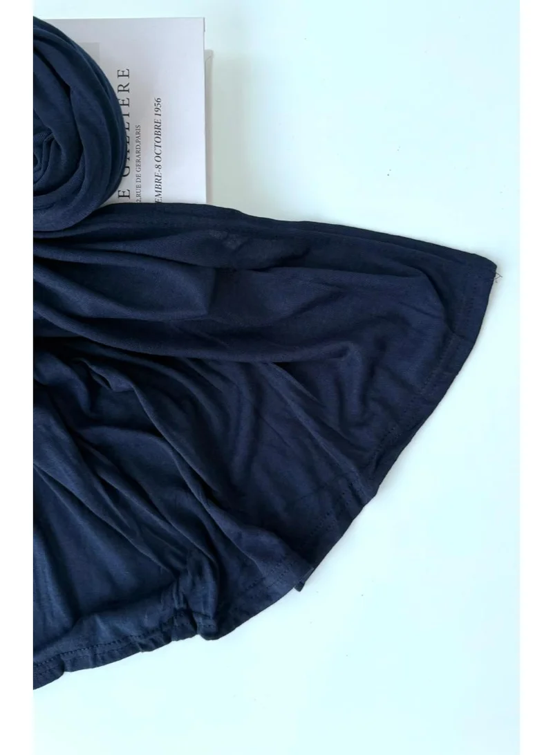 AL BENT AL SHARQIEH navy blue cotton hijab shawl for Women | Best Price UAE